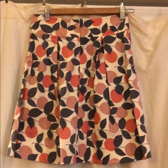 Anthropologie spring print skirt with pockets - Picture 3 of 8